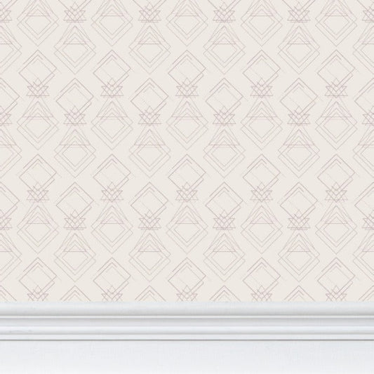 This peel and stick sacred encoded wallpaper design in khaki holds the frequency of inspiration and creativity—ideal for studios, offices, co-working spaces, and anywhere new ideas are born.